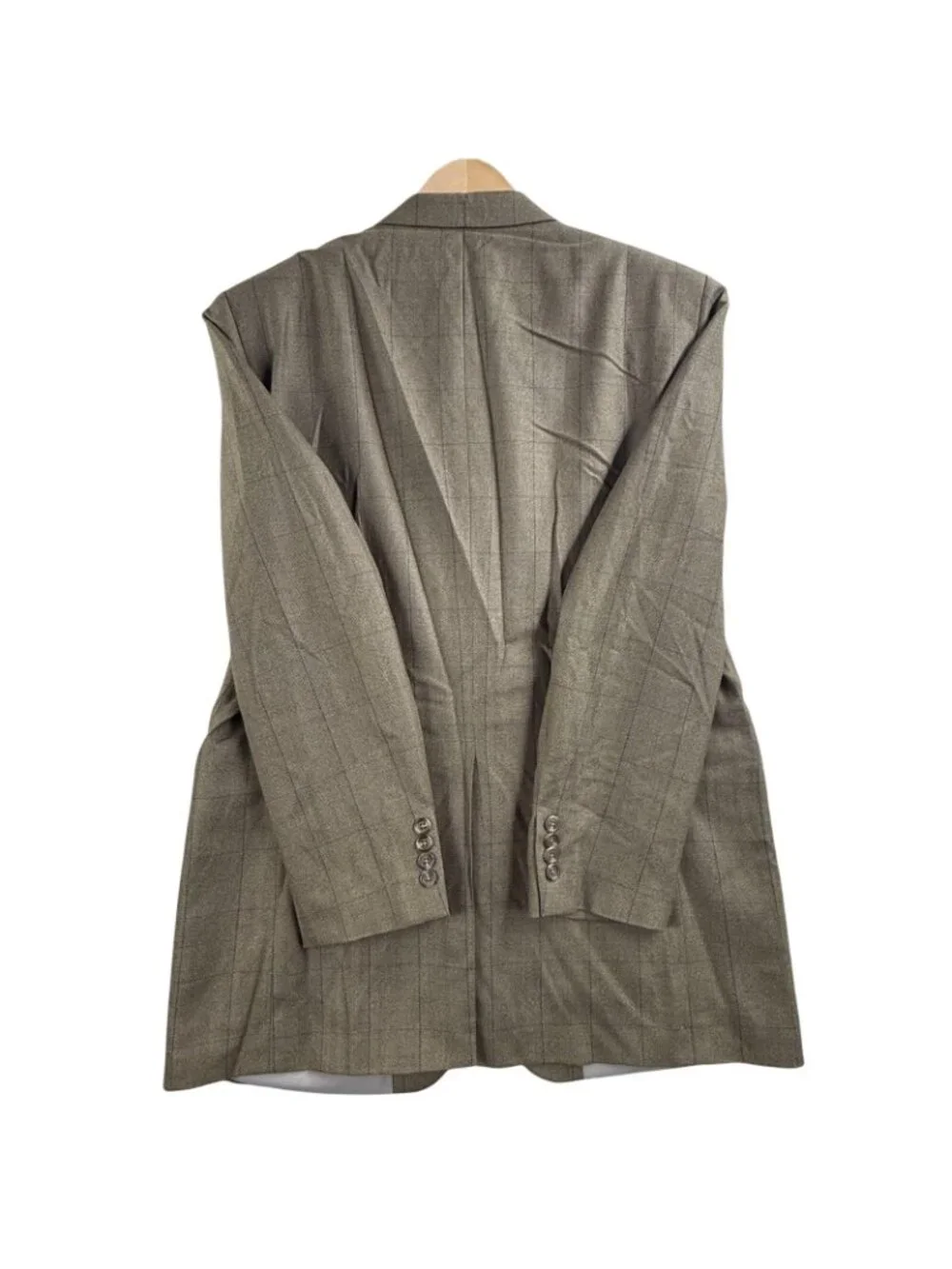 Lauren Ralph Lauren Blazer Mens 42L Brown Herringbone Tweed Sport Coat Jacket